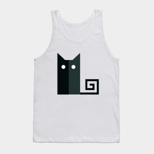 Square Cat Tank Top